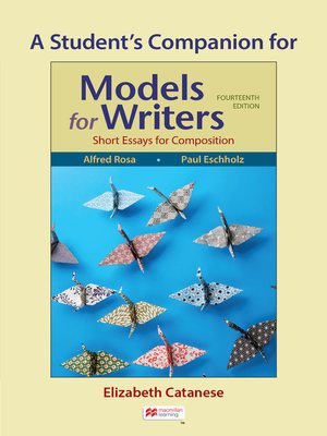 cover image of A Student's Companion to Models for Writers